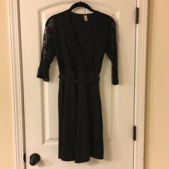 Lilac Clothing Dresses & Skirts - Maternity black Formal Knee Length Dress Medium